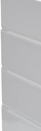 TRU RED Side-Load Stackable Letter Tray, Plastic, White, 12/Carton - Image 5