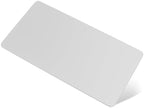 XXL Glass Gaming Mouse Pad, 38.5 × 16.5 Inch Extended Desk Mat, White by Taodaliy
