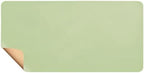 Double-Sided Cork Leather Desk Mat Office Mouse Pad(LightGreen,120x60cm) by Unknown
