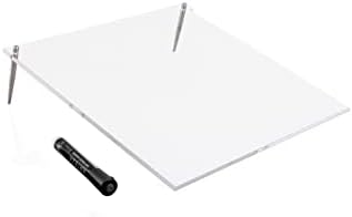 Desk Dry Erase Board with Erasable Marker, Angled Writing Tablet by PersonalizedLiving
