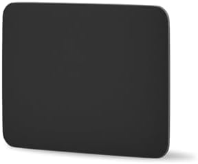 Glass Gaming Mouse Pad for FPS Gaming, Balanced Speed & Control, Tempered Glass Mousepad with Micro-Etched Surface, Anti-Slip Base for Valorant, CS2 & Office, Black, 16.2 x 12.2 in by Taodaliy