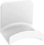Headphone Hanger, Wall Mount Headphone Hook Under Desk, Headphone Holder Under Table, Adhesive Gaming Headphone Stand Hanger Desk Mount for Most Headphone,for PC Accessories(White) by Unknown