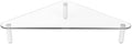 Kantek Glass Corner Monitor Riser, 19.7" x 11" x 3.25", Clear, Supports 40 lbs by Kantek