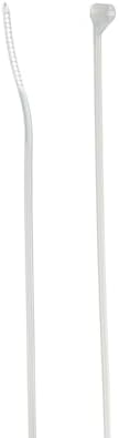 Thomas & Betts TY25M 7" Natural Cable Ties, 50 lb Tensile Strength, Stainless Steel Barb and Infinite Locking Positions, Corrosion Resistant Nylon for Indoor Application, 1000 Pack - Image 3