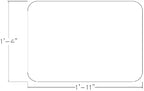 Escape 16" Freestanding Desk Divider | Eco-Friendly Acoustic Privacy Screen | Noise Reducing Desk Partition | 23" Wide | Green - Image 4