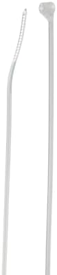 Thomas & Betts TY25M 7" Natural Cable Ties, 50 lb Tensile Strength, Stainless Steel Barb and Infinite Locking Positions, Corrosion Resistant Nylon for Indoor Application, 1000 Pack - Image 2