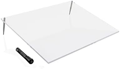 Desk Dry Erase Board with Erasable Marker, Angled Writing Tablet by PersonalizedLiving