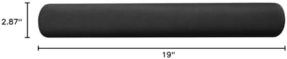 Compucessory 23717 Gel Keyboard Wrist Rest Pad, 19-Inch x2-7/8-Inch x3/4-Inch, Black - Image 3