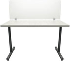 OBEX Frosted Acrylic Desk Mounted Privacy Panel, 12" x 72", Frosted by OBEX