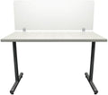 OBEX Frosted Acrylic Desk Mounted Privacy Panel, 18" x 60", Frosted by OBEX