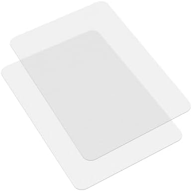 Blvornl 2 Pack Frosted Clear Chair Mat for Hardwood Floor, 45"*53" Hard Material Office Chair Mat, Memory Plastic Computer Chair Pad for Rolling Chairs, Desk Floor Rug for Office and Home by Blvornl