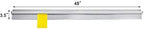 New Star Foodservice Anodized Aluminum Slide Check Rack (48-Inch) - Image 2