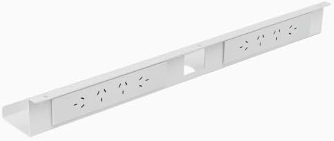 Desky Mini Cable & Power Tray Grey None - Image 2