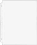 StoreSMART - Photo/Insert Page for 3-Ring Binders - Archival-Safe Plastic - One 8 1/2" x 11" Pocket - 500 Pack - VH877-500 by StoreSMART