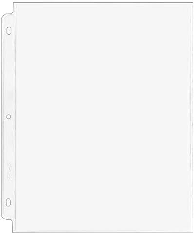 StoreSMART - Photo/Insert Page for 3-Ring Binders - Archival-Safe Plastic - One 8 1/2" x 11" Pocket - 300 Pack - VH877-300 by StoreSMART