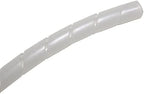 Kable Kontrol Vortex Spiral Cable Wrap - 1/8” Inch 100’ Feet Long - Hose Protector Flexible Polyethylene Wire Conduit Tubing Cable Sleeve Cord Cover to Organize Wires – Natural by KABLEKONTROL%C2%AE
