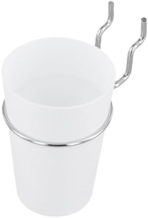JAPCHET 20 Sets Ring Style Pegboard Cups with Hooks, White Pegboard Cups with Rings, Peg Board Cup Holder for Organizing Accessories Tools, Ideal for Garage Workshop Workbench Office - Image 6