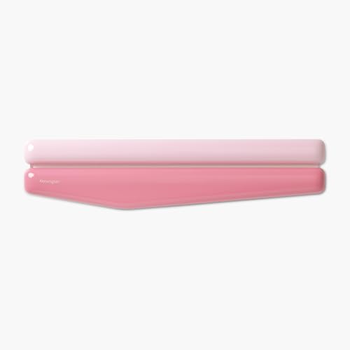 Kensington Duo Gel Mountain Wrist Rest for Keyboard, Wrist Pad for Full Size Keyboard, Ergonomic Wrist Pad for Computer, Non-Skid Computer Pad with Wrist Support, Pink K62677WW, 17.7" x 4.1"x 0.8” by Unknown