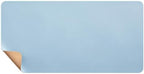 Double-Sided Cork Leather Desk Mat Office Mouse Pad(Blue,120x60cm) by Unknown