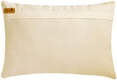 The HomeCentric Decorative Gold Pack of 2, 12"x16" (30x40 cm) Lumbar Pillow Cover, Silk Beaded, Sequins & Pearls Oblong Pillow, Abstract Pattern Modern Style - Elisium - Image 3