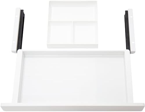Under Desk Drawer, Hidden Slide-Out Storage Organizer for Home Office Desk by DERSITE