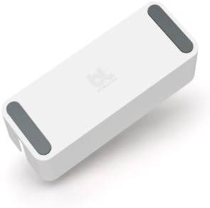 Bluelounge CableBox cable organizer hides messy, loose, tangled cables White color (CB01WH) - Image 6