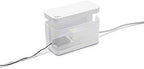 Bluelounge CableBox Cable and Cord Management System Includes Surge Protector (CableBox Mini | 2 Pack, White) - Image 2