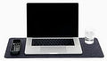 Graf Lantz Mosen Medium Merino Wool Felt Desk Pad, Luxury Non-Slip Desk Mat, Blotter for Office and Home, 24W x 12H, Charcoal by GrafLantz