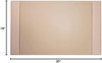Dacasso Bonded Pad with Side Rails Luxury Leather Desk Blotter for Writing, 30 x 18 (White Latte) - Image 7