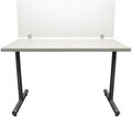 OBEX Frosted Acrylic Desk Mounted Privacy Panel, 12" x 24", Frosted by OBEX