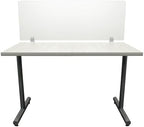 OBEX Frosted Acrylic Desk Mounted Privacy Panel, 12" x 24", Frosted by OBEX