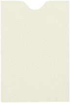 LUXPaper Credit Card Sleeves | 2 3/8" x 3 1/2" | Natural Linen | 80lb. Text | 1,000 Qty - Image 2