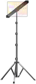 elitehood Aluminum 65” iPad Stand Tripod with Lockable Tablet Holder by Builtyourelitelive