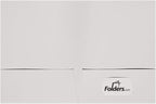 LUXPaper 9" x 12" Tax Return Folders | Two Pocket | Front Card Slit | Natural | 80lb. Cover | 25 Qty - Image 2