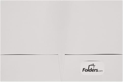 LUXPaper 9" x 12" Tax Return Folders | Two Pocket | Front Card Slit | Natural | 80lb. Cover | 25 Qty - Image 2