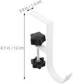 4pcs Portable Desk Mount Bag Holder Hook Clamp for Purses and Handbags - Image 2