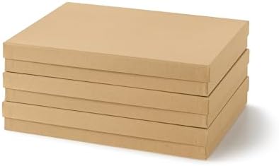 Soul & Lane - Letter Size Document Storage Boxes with Lids, Set of 3, Kraft by SoulLane