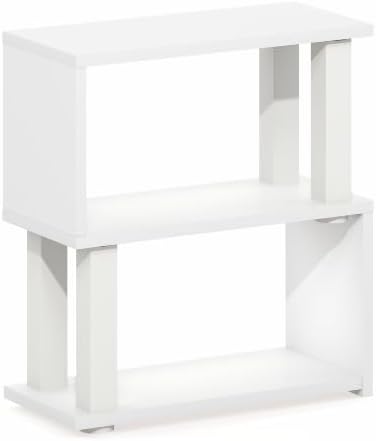 Furinno Turn-N-Tube Desk Organizer, 3-Tier Desktop Book Shelf, White - Image 5