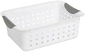 Sterilite Small Ultra Basket Plastic Storage Organizer Bin, White, 24-Pack by Sterilite