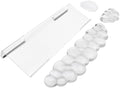 Acrylic Transparent Computer Keyboard Stand with Gel Cloud Keyboard and Mouse Wrist Rest, Ergonomic Tilting 3-in-1 Set, Relieves Painful Typing, for Office/Computer/Laptop/Gaming by KEPUTAIER