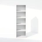 Furinno Reed Closet Organizers and Storage, 5-Tier Closet Organizer, Open Shelf Closet Storage, for Wardrobe, Bedroom, Living Room, White - Image 5