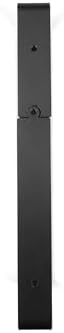Modern Matte Black Desk Shelf Leg, Monitor Stand Base, Durable Steel with Cork Pad, 10" Depth Minimalist Design Leg for Office Organization (Two Legs) - Image 5