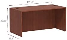 Alera Valencia Series 60 by 30 by 29-1/2-Inch Desk Shell, Medium Cherry - Image 2