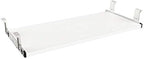 FRMSAET Under Desk 20/24/30 inch Keyboard Drawer Platform (30 in, White) by FRMSAET
