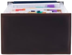 Genuine Leather A6 Receipt Organizer，Stand Receipt Organizer Folder, 13 Pockets Small Accordion File Organizer - Image 7