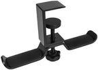 Headphone Stand Holder Headset Hook Hanger Desktop Under Desk Dual With Adjustable And Rotating Arm Clamp by Unknown