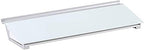 Glass Desktop Computer Pad, 18" x 6", Whiteboard, Dry Erase Surface, White Surface (GDP186), 1 Set by Unknown