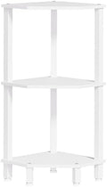 YUFAM 3-Tier Corner Shelf, White by YUFAM
