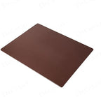 Dacasso 24” x 19” Chocolate Brown Leather Desk Pad w/Out Rails - Executive Desk Surface Protector - Luxury Leather Desk Blotter for Writing by Dacasso