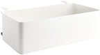 Desk Side Storage Hold Up To 11lbls Hanging Side Of Desk Organizer Clamp On Table Edge To Store Office Accessories, Gaming Devices, Cups For Office, Living Room, Dinning Room (White) - Image 3